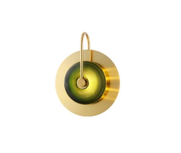 Wattle - Round Modern Art-Deco Wall Lamp