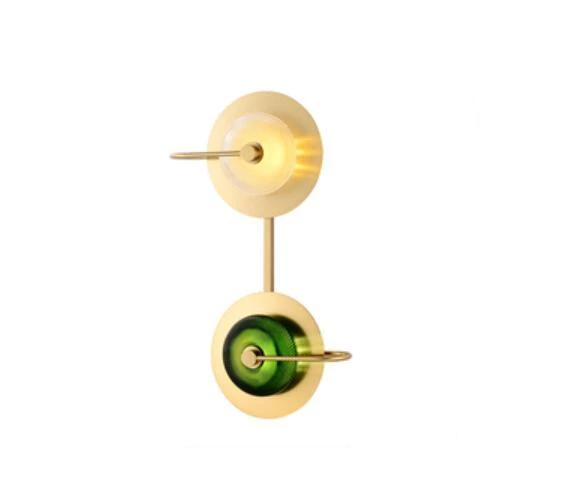 Wattle - Round Modern Art-Deco Wall Lamp