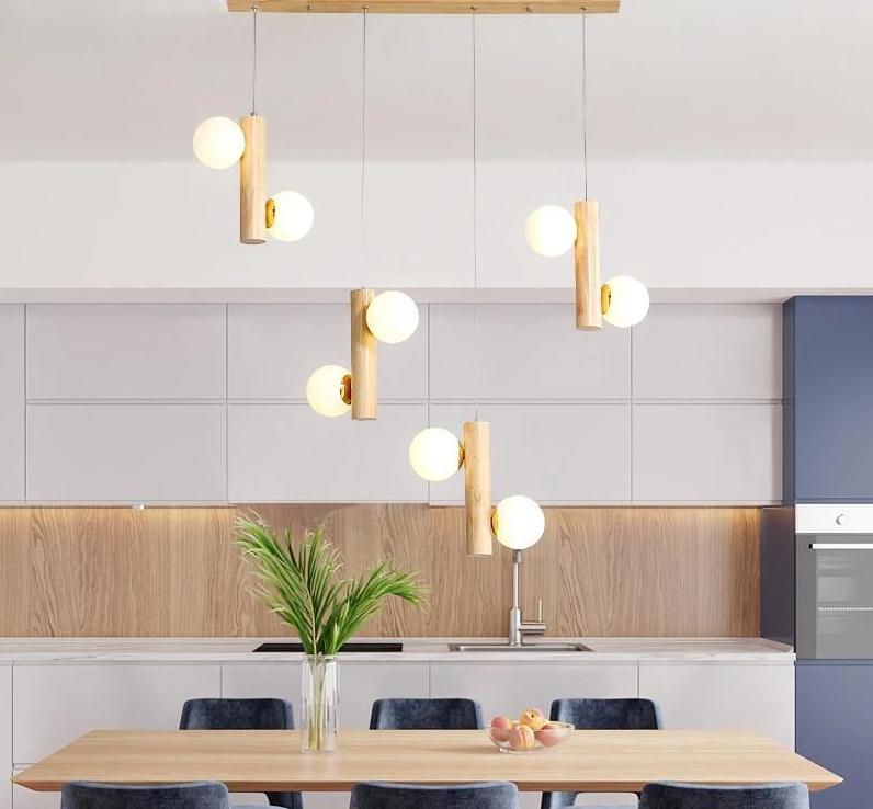 Prescott - Modern Wood Chandelier
