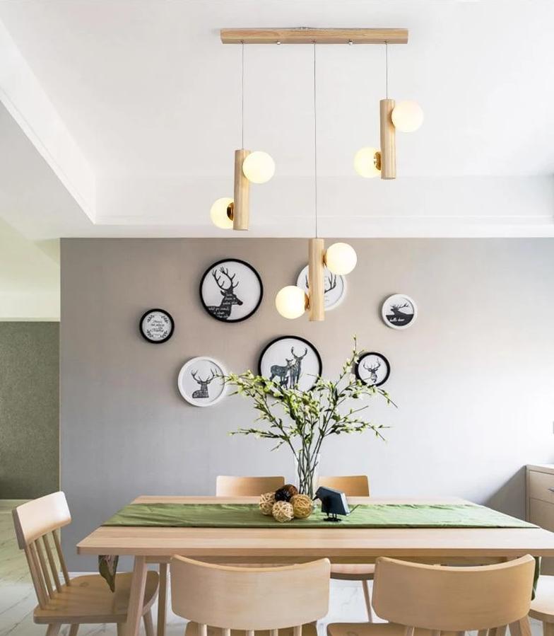 Prescott - Modern Wood Chandelier