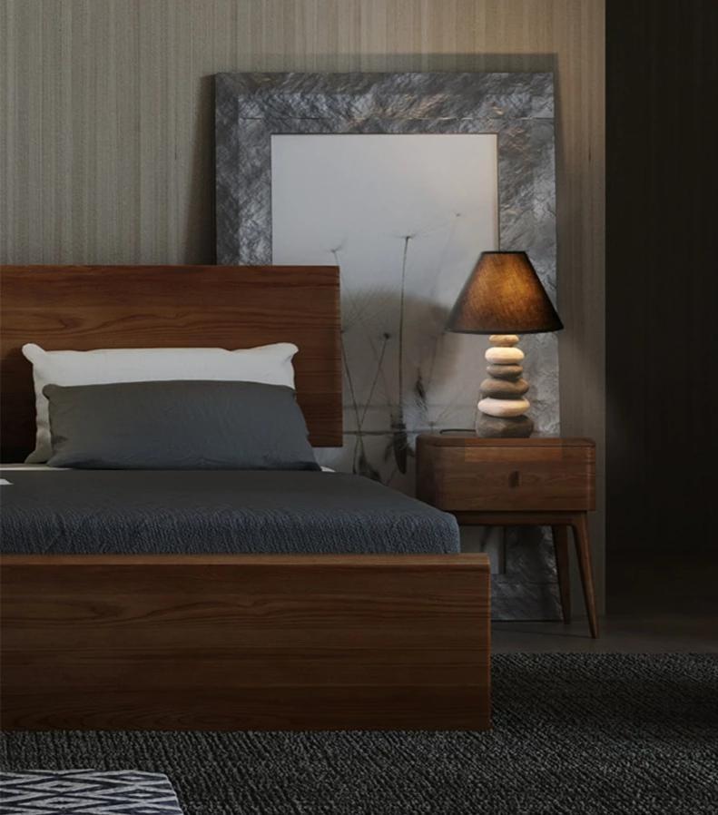 Stonia - Modern Ceramic Stone Lamp