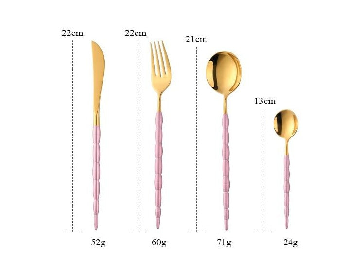 Grecia - Luxury Cutlery Set with Unique Handle