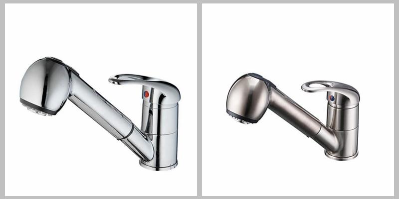 Ellis - Deck-Mounted Pull-Out Copper Kitchen Faucet