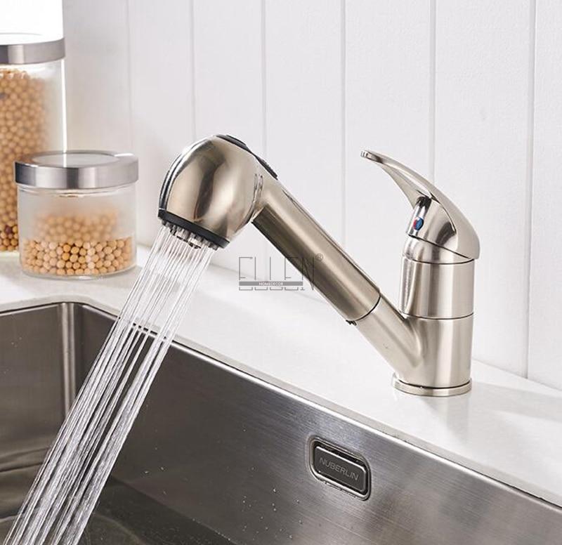 Ellis - Deck-Mounted Pull-Out Copper Kitchen Faucet