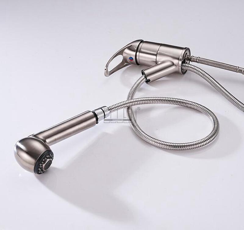 Ellis - Deck-Mounted Pull-Out Copper Kitchen Faucet