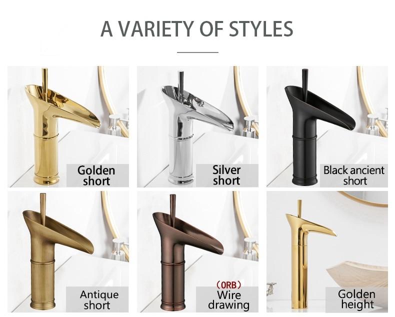Clifton - Elegant Single-Lever Waterfall Bathroom Faucet