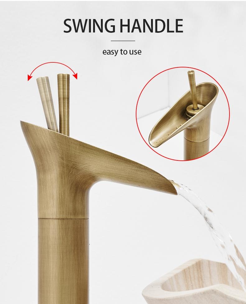 Clifton - Elegant Single-Lever Waterfall Bathroom Faucet