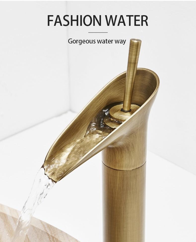Clifton - Elegant Single-Lever Waterfall Bathroom Faucet