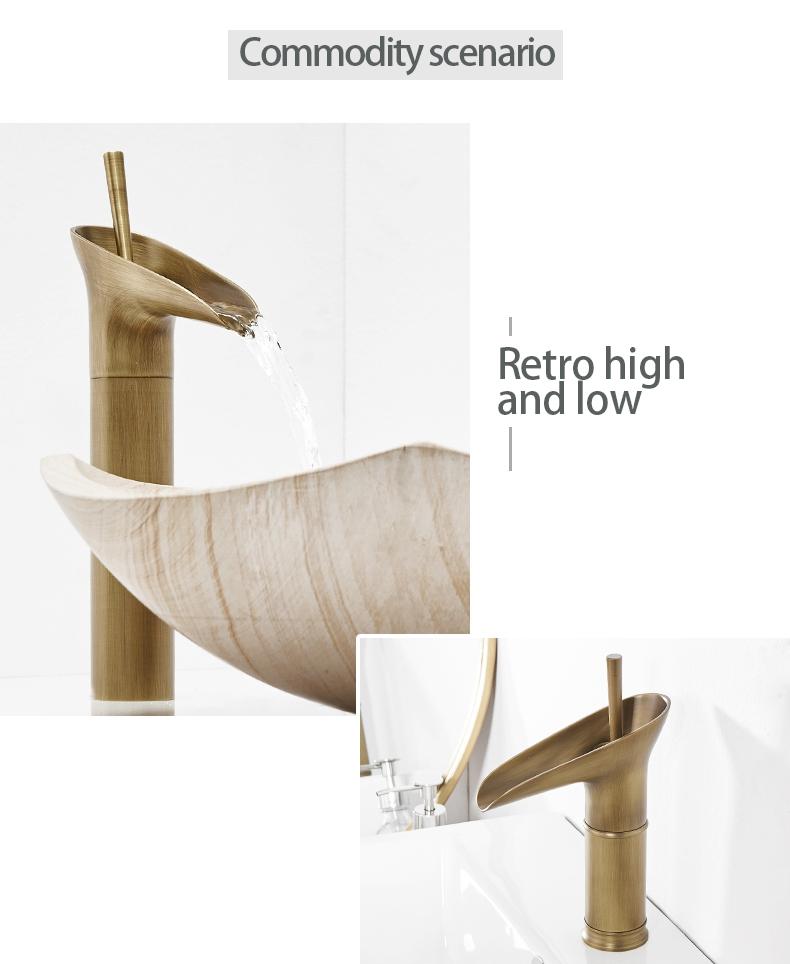 Clifton - Elegant Single-Lever Waterfall Bathroom Faucet