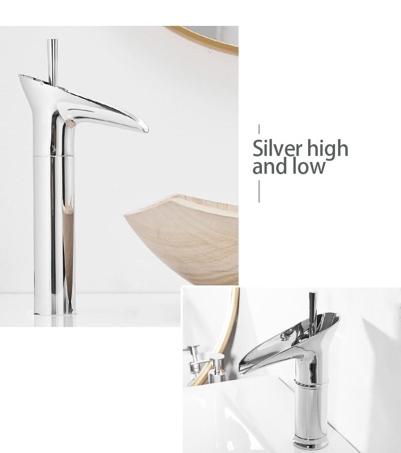 Clifton - Elegant Single-Lever Waterfall Bathroom Faucet