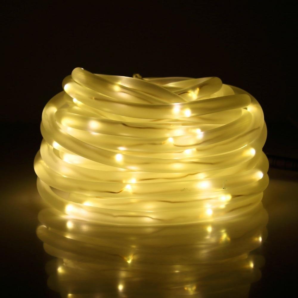LED Solar Tube Garden String Light