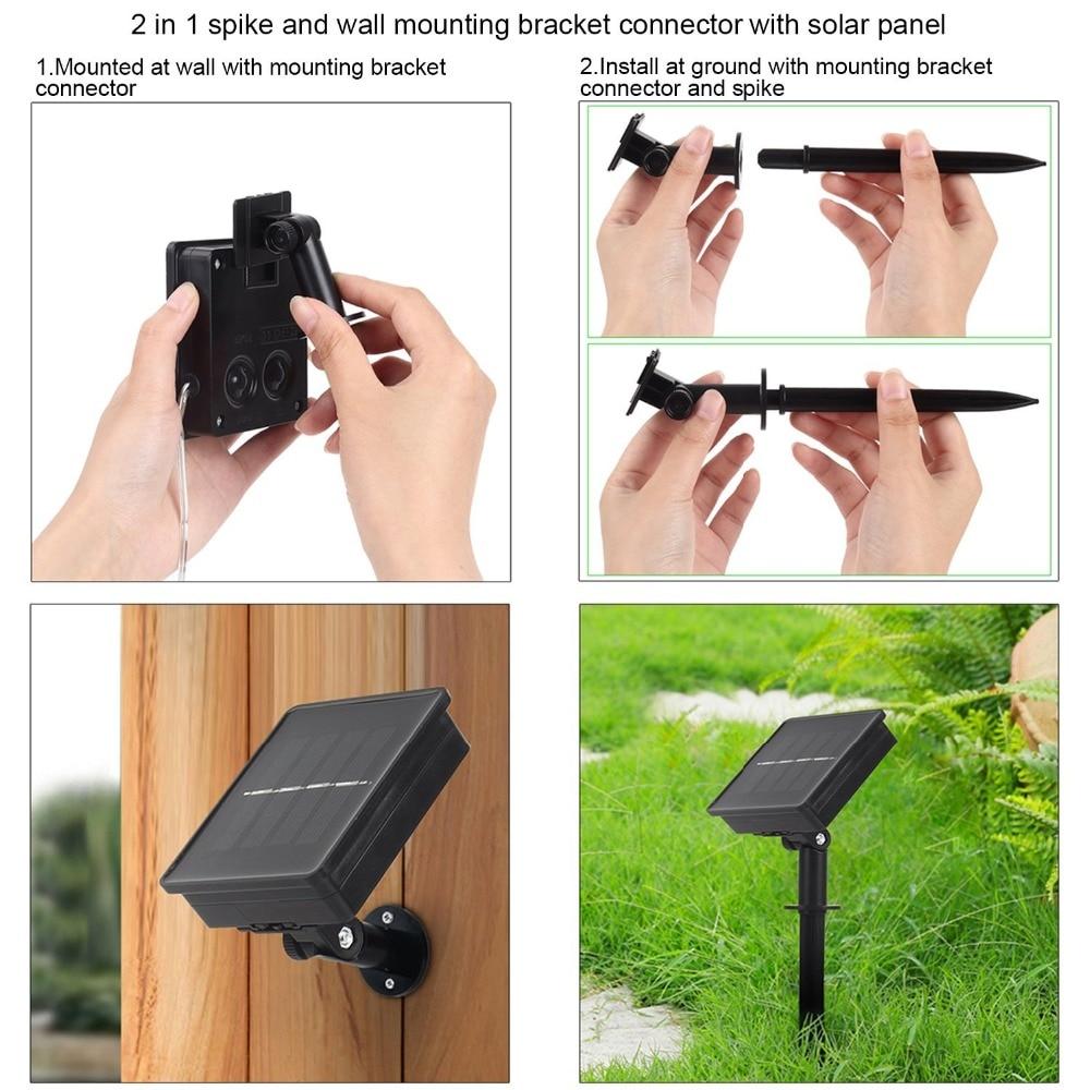 LED Solar Tube Garden String Light