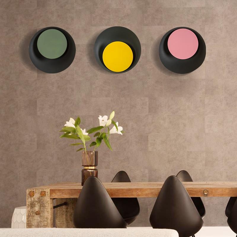 Grais - Modern Nordic Macaroon-Moon LED Wall Lamp