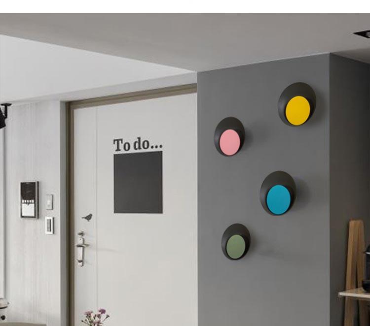 Grais - Modern Nordic Macaroon-Moon LED Wall Lamp