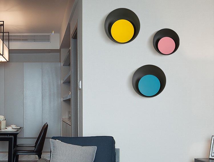 Grais - Modern Nordic Macaroon-Moon LED Wall Lamp