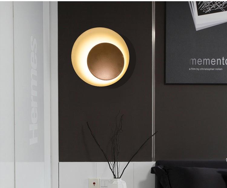 Grais - Modern Nordic Macaroon-Moon LED Wall Lamp
