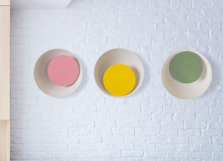 Grais - Modern Nordic Macaroon-Moon LED Wall Lamp