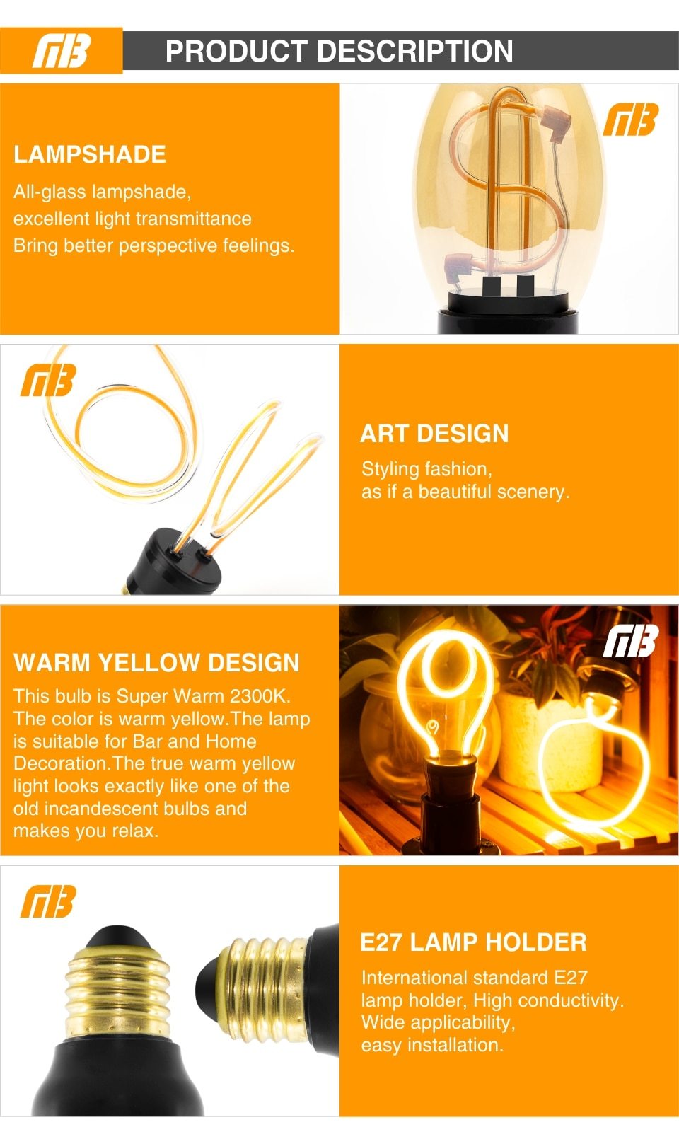 Jax - Classic Vintage LED Bulb