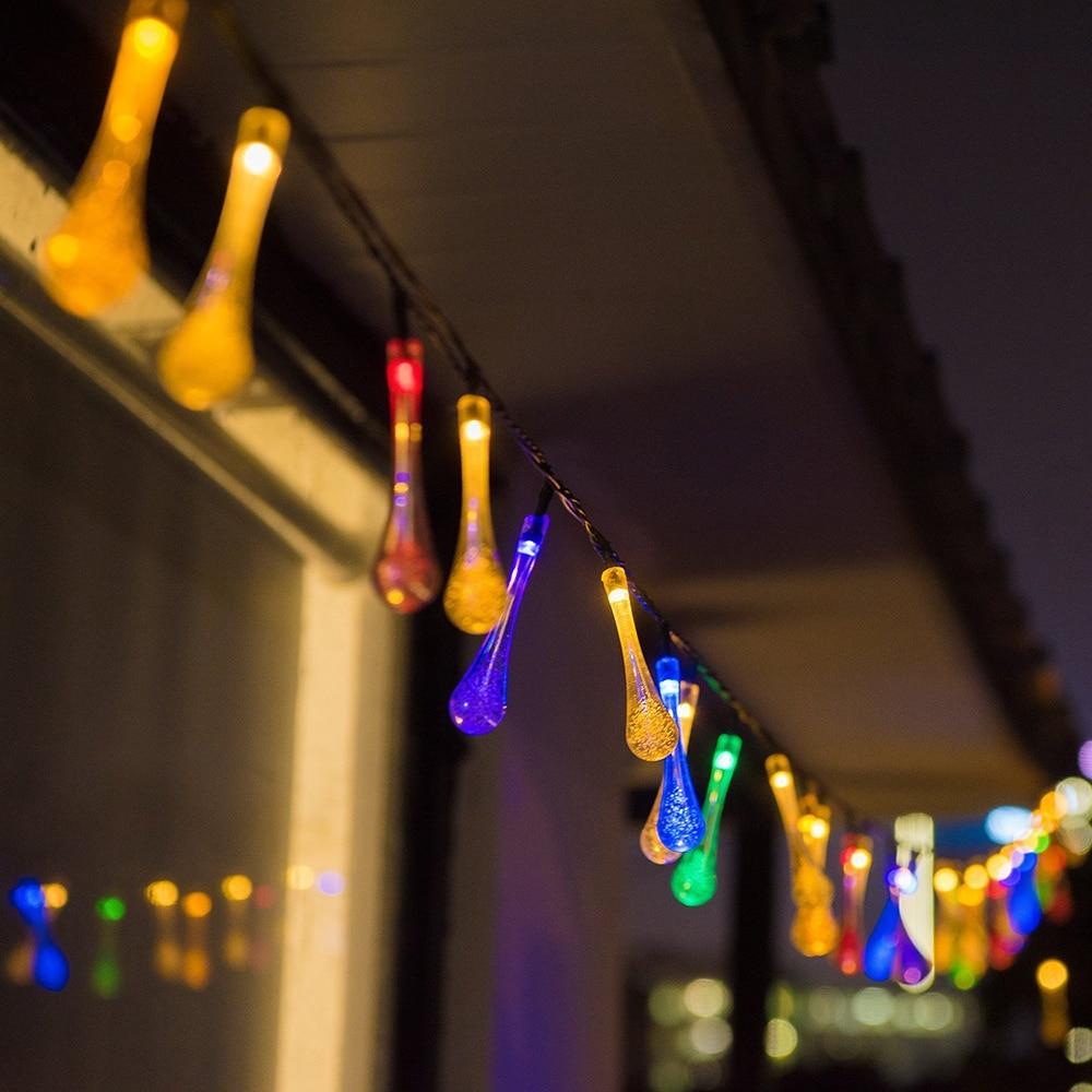 Solar Drop String Light