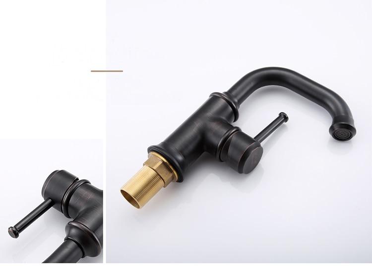 Anaia - Vintage-Style Brass Bathroom Faucet