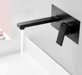 Odell - Luxurious Matte Black Wall Faucet for Bathroom