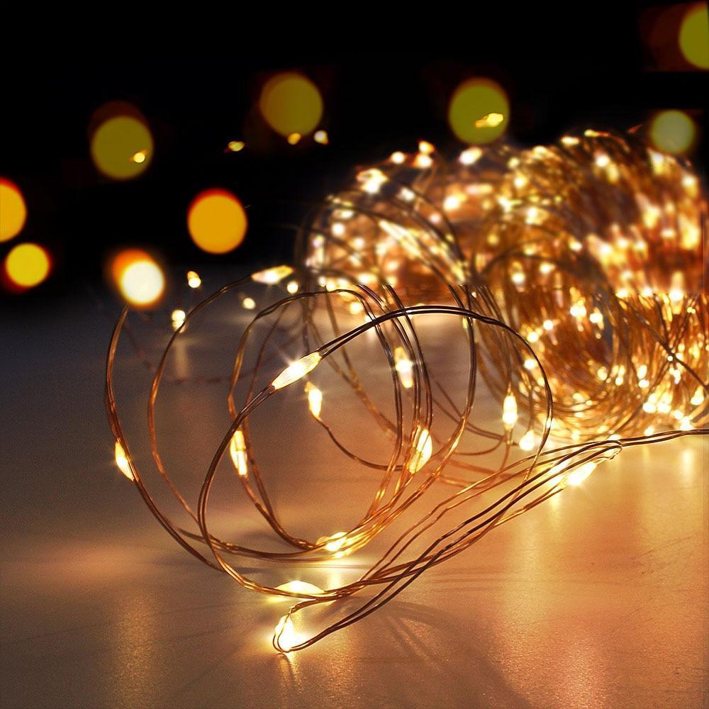 Strung - LED String Lights with Photo Clips