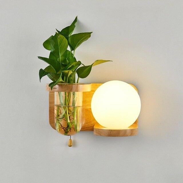 Lyla - LED Lamp with Planter & Shelf