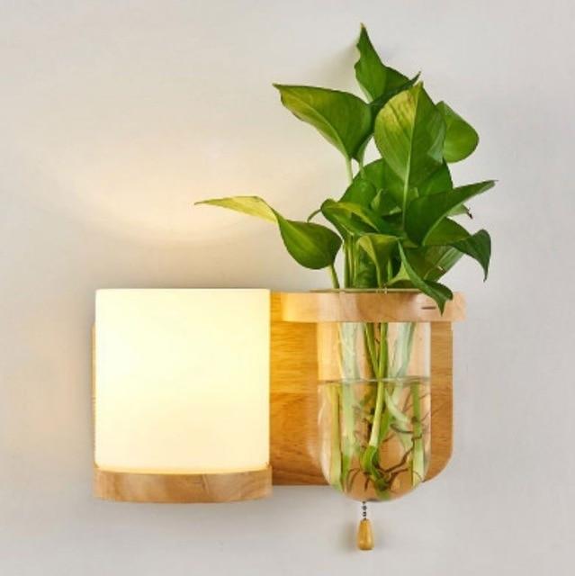 Lyla - LED Lamp with Planter & Shelf