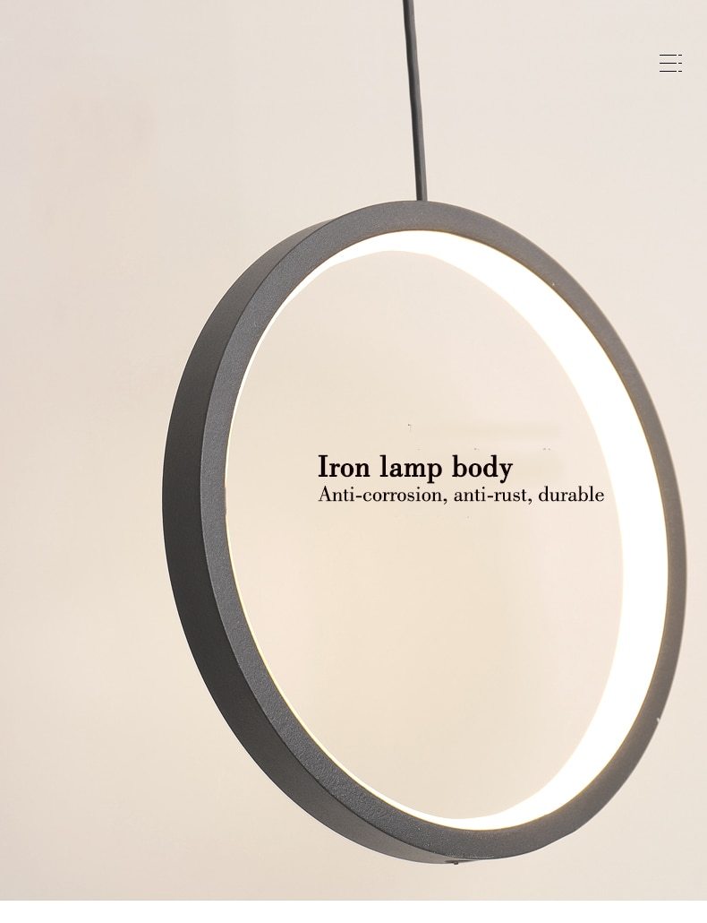 Kavita - Round LED Pendant Lamp