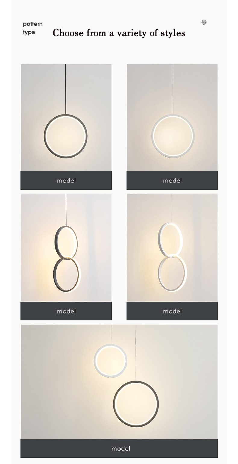 Kavita - Round LED Pendant Lamp