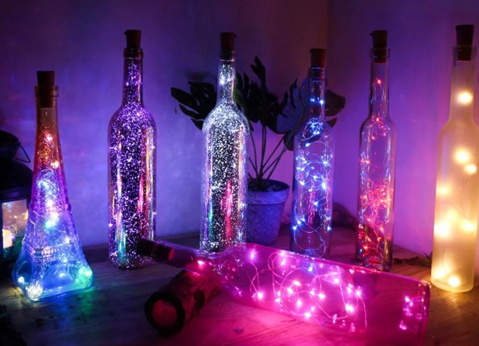Brightly - LED Wine-Bottle String Light