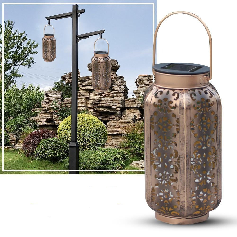Soraya - LED Solar Outdoor Moroccan Lamp