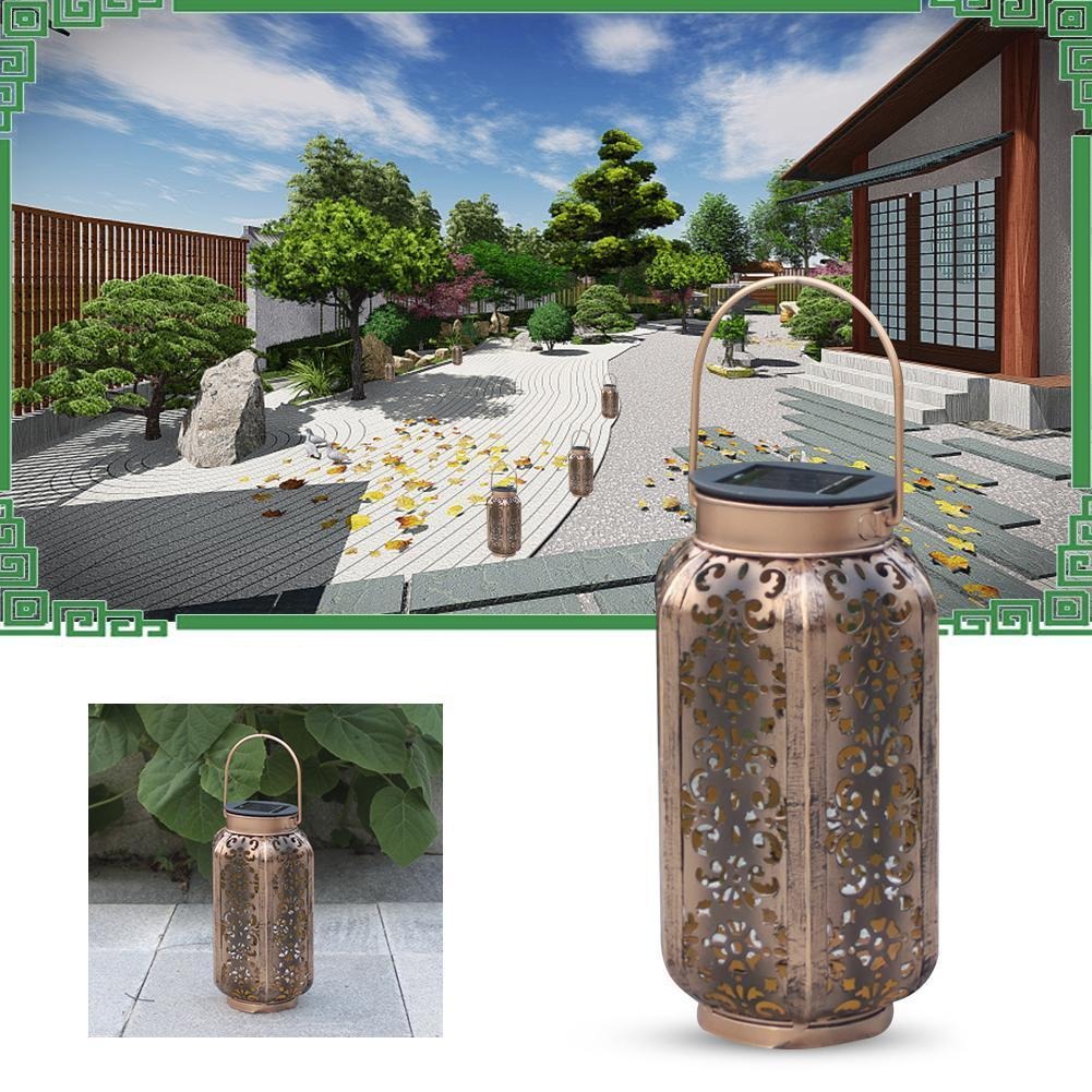 Soraya - LED Solar Outdoor Moroccan Lamp