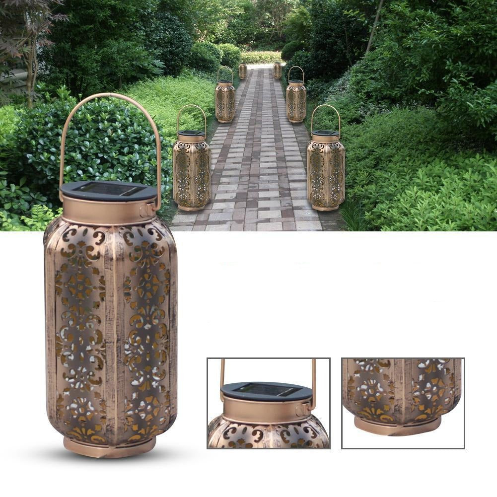 Soraya - LED Solar Outdoor Moroccan Lamp