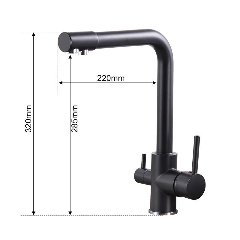 Cott - Modern 3-in-1 Kitchen Faucet