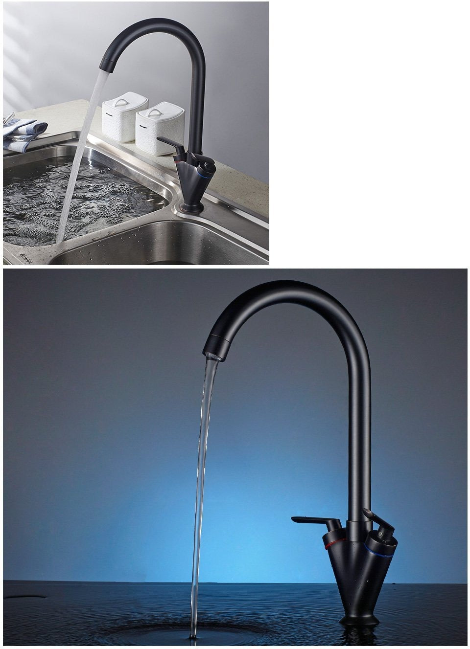 Theresa - Two-Handle Rotating Kitchen Faucet