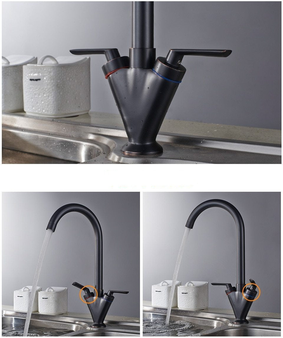 Theresa - Two-Handle Rotating Kitchen Faucet