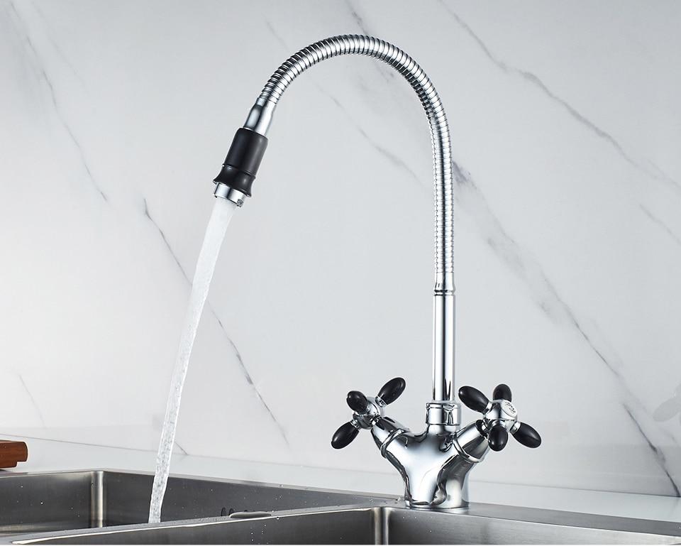Johnson - Modern Color-Detail Kitchen Faucet