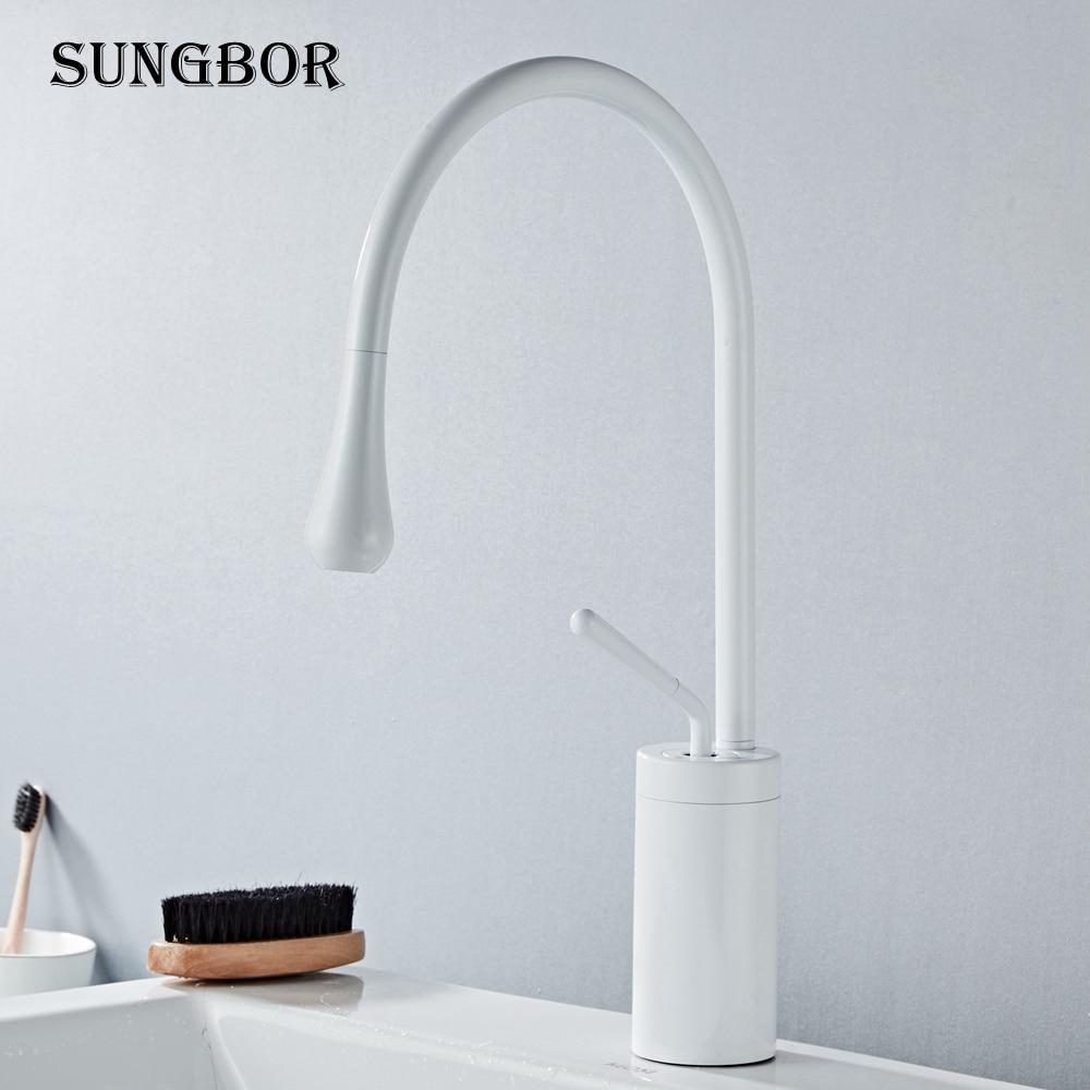 Raffeto - Brass Gooseneck Bathroom Faucet