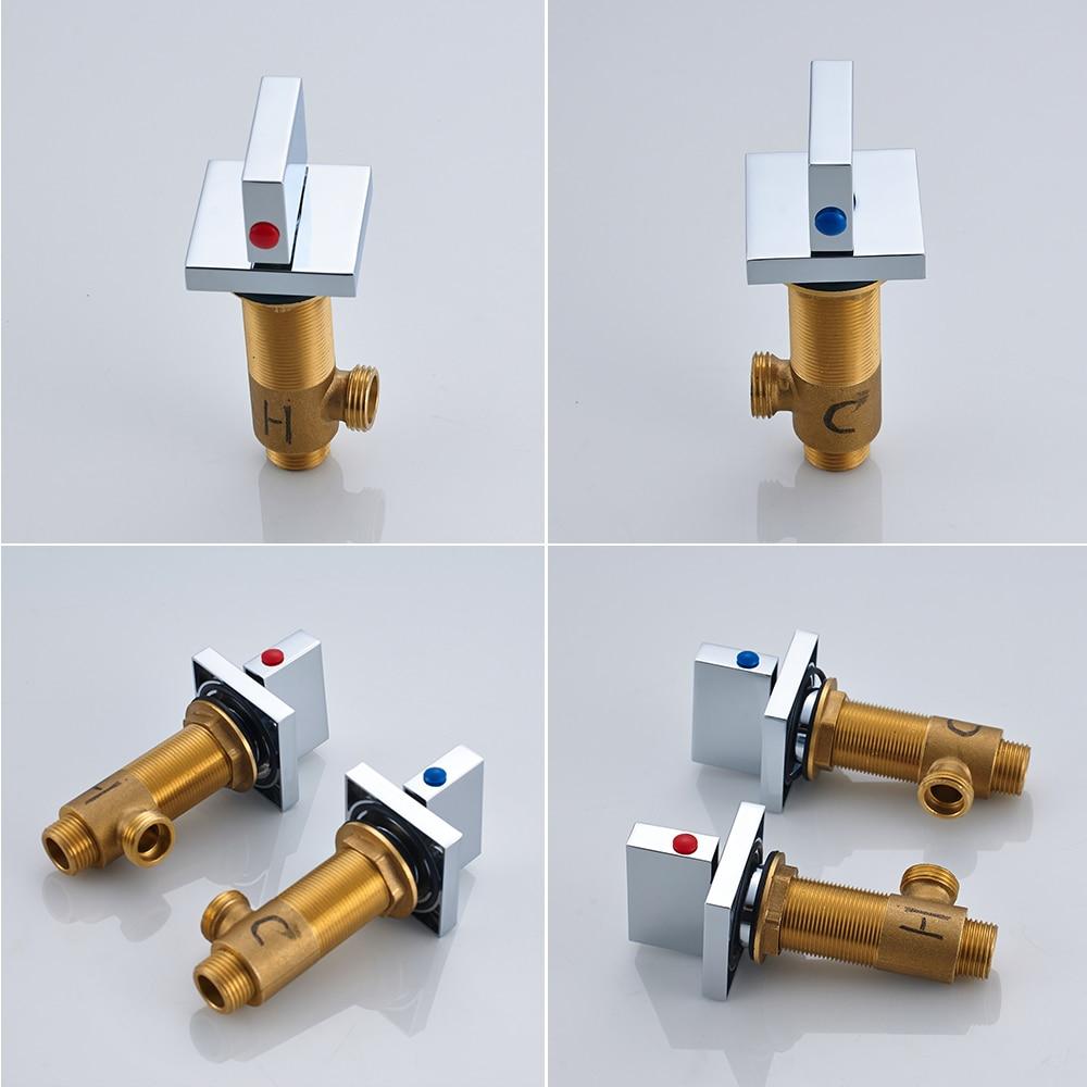 Miquel - Chrome Wall-Mounted Waterfall Bathroom Faucet