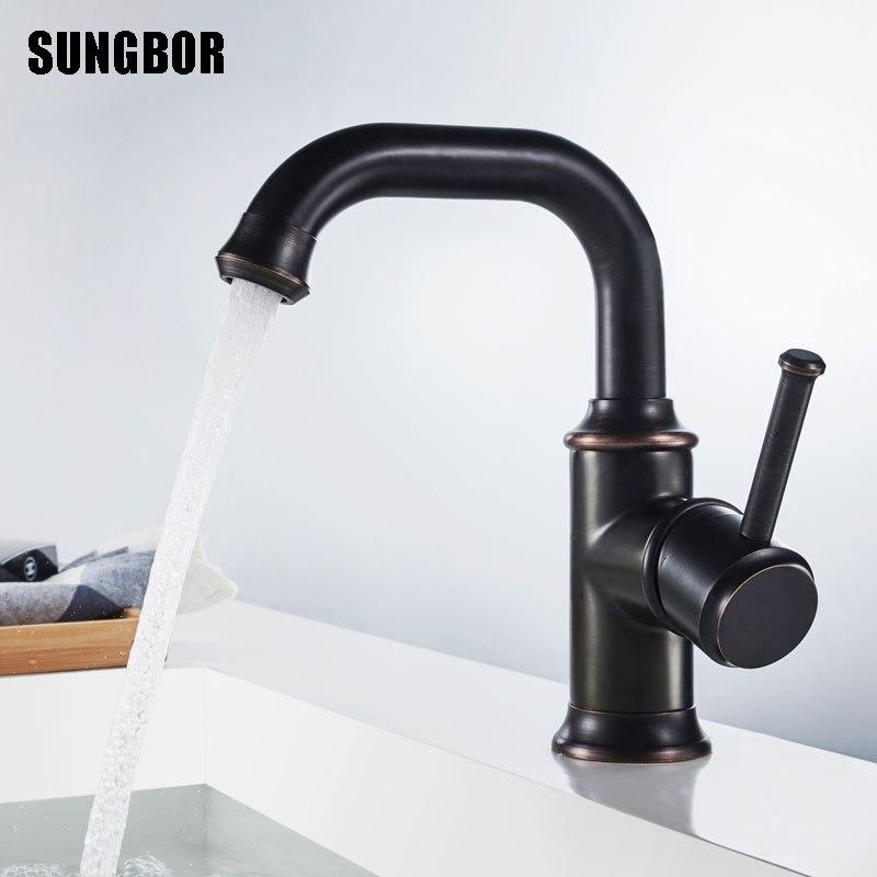 Anaia - Vintage-Style Brass Bathroom Faucet