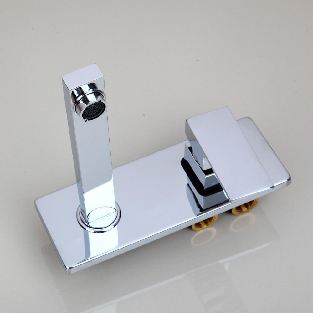 Laney - Wall-Mounted Brass Nozzle Bathroom Faucet
