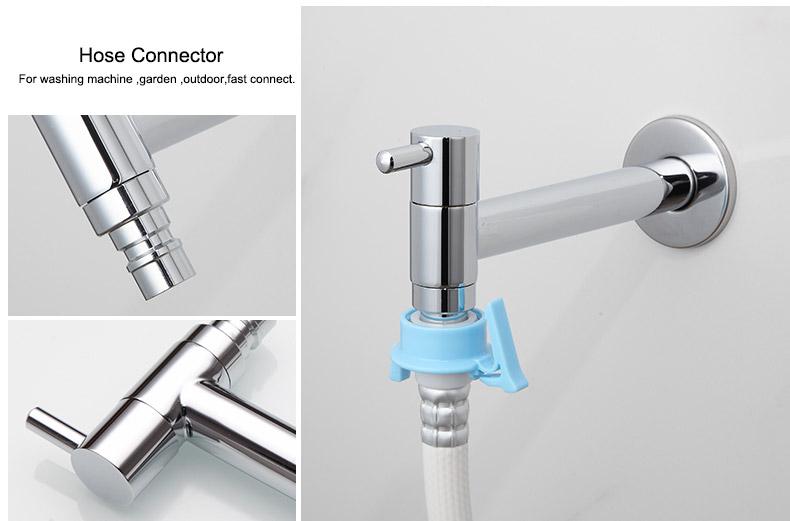 Linus - Chrome Wall-Mounted Bathroom Faucet