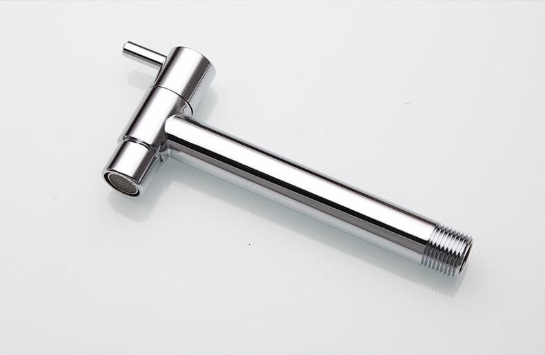 Linus - Chrome Wall-Mounted Bathroom Faucet