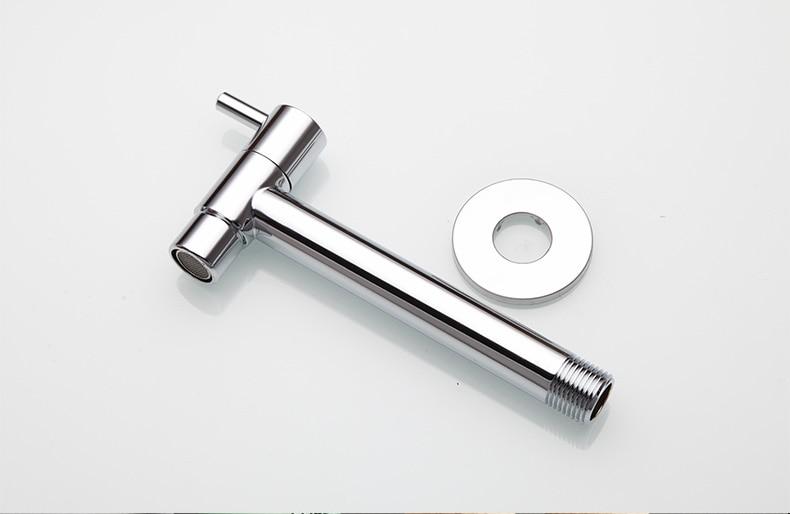 Linus - Chrome Wall-Mounted Bathroom Faucet