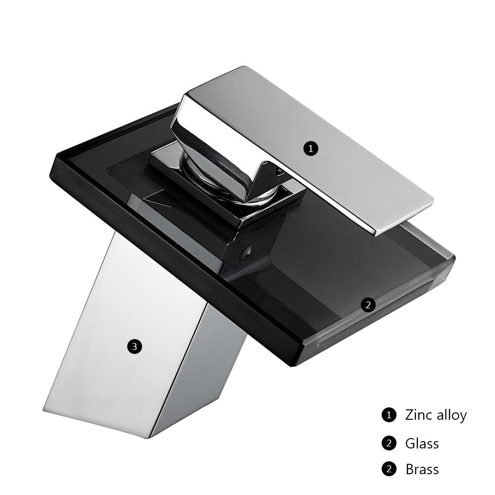 Belva - Full-Glass Bathroom Mixer Faucet