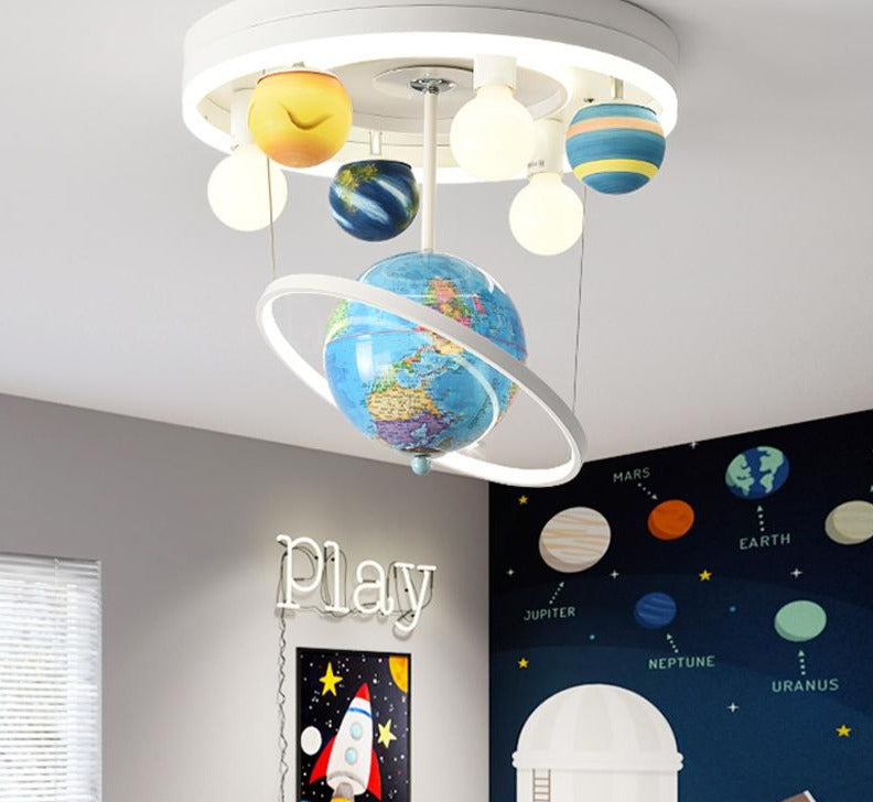 Einstein - Planet Chandelier