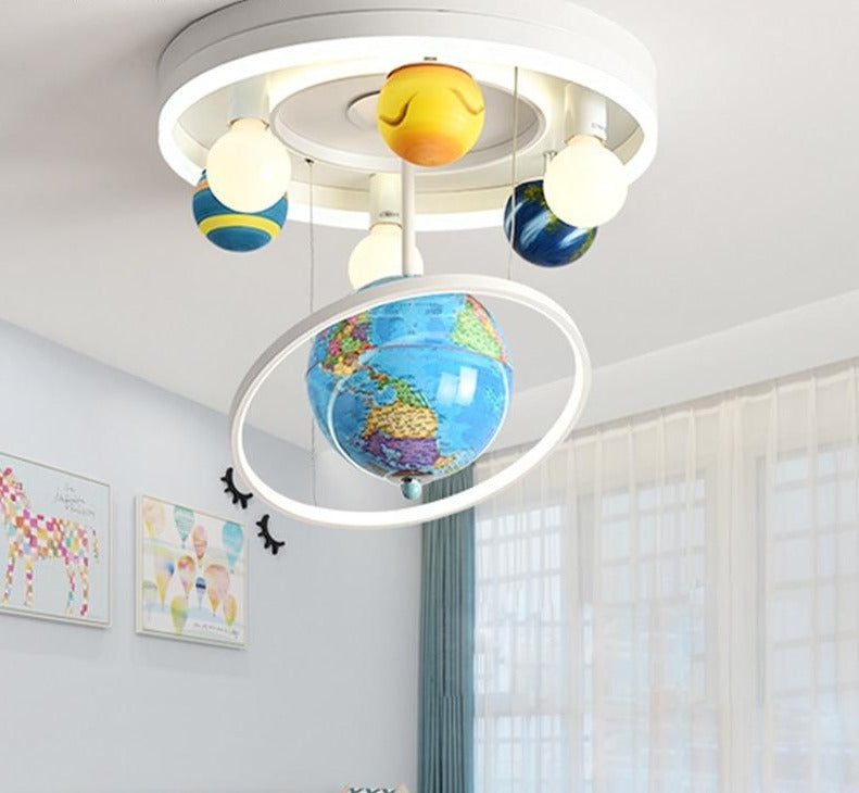 Einstein - Planet Chandelier
