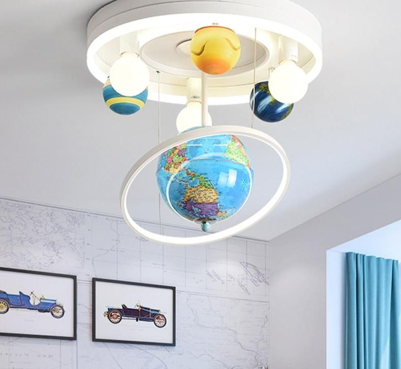 Einstein - Planet Chandelier