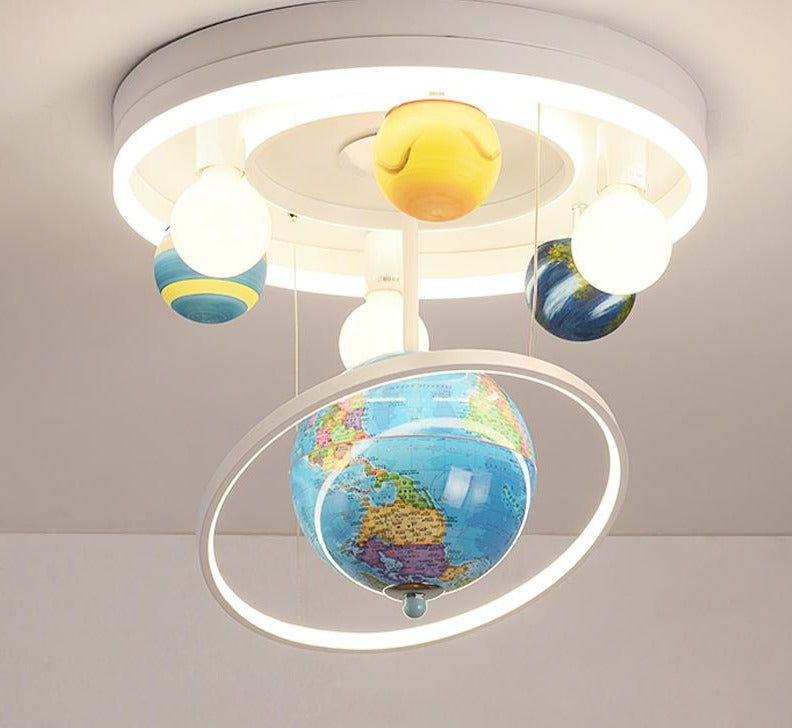 Einstein - Planet Chandelier